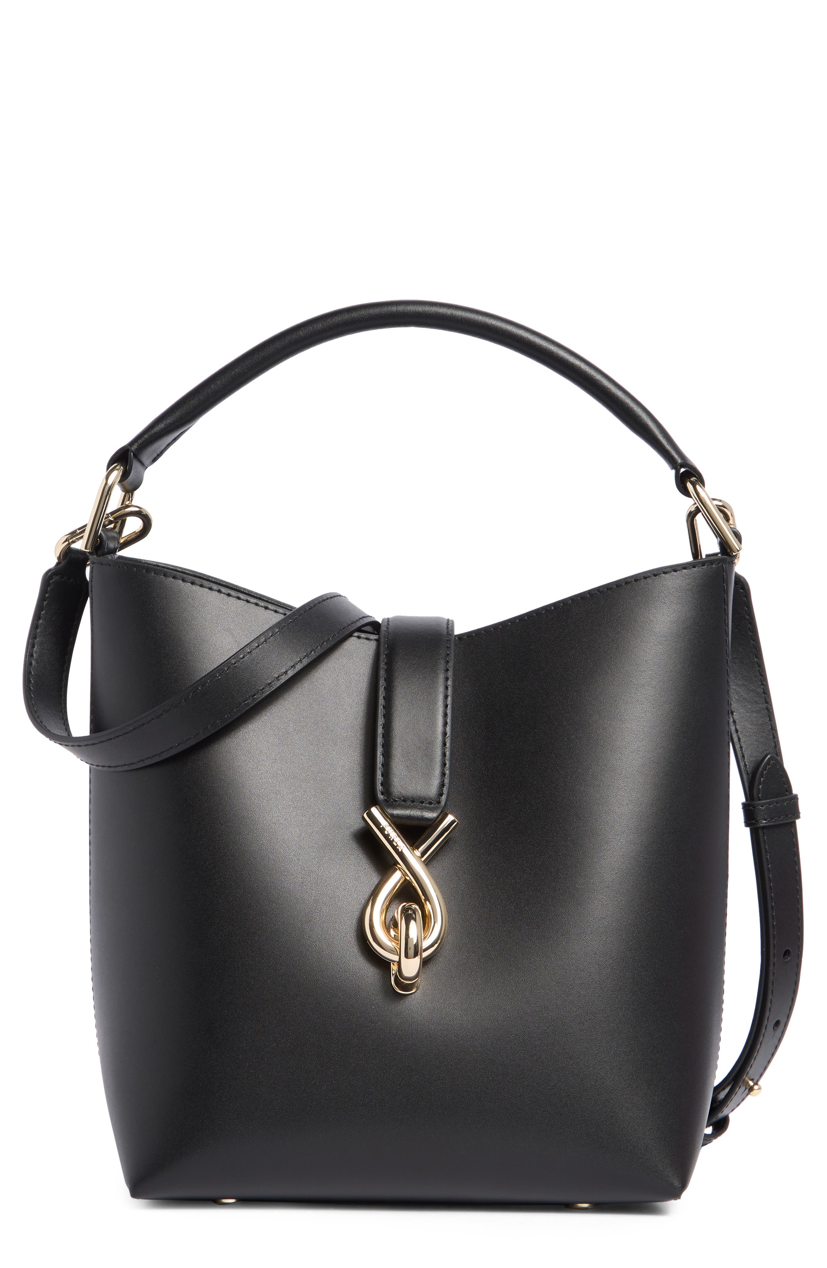 Mianova Leather Bucket Bag