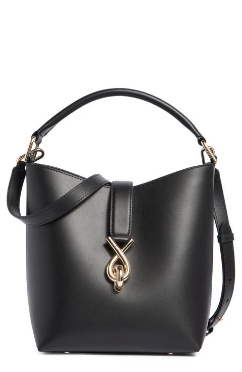 Mianova Leather Bucket Bag