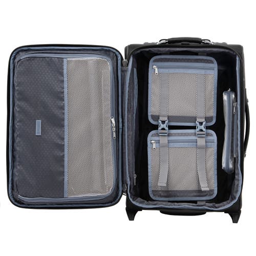 Travelpro Platinum Elite Softside Expandable Carry-on 22-inch 2 Wheel Upright Luggage In Shadow Black