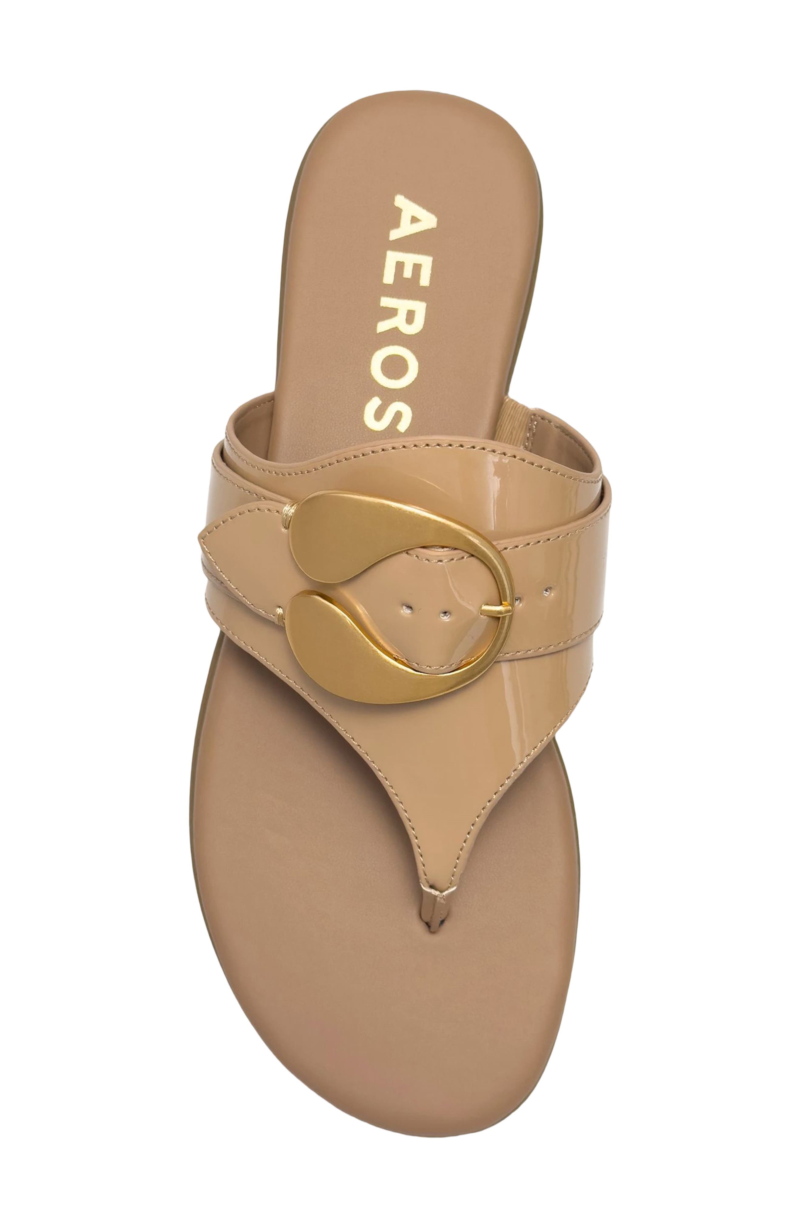Glam Flip Flop, Alternate, color, BEIGE BISQUE FX PATENT