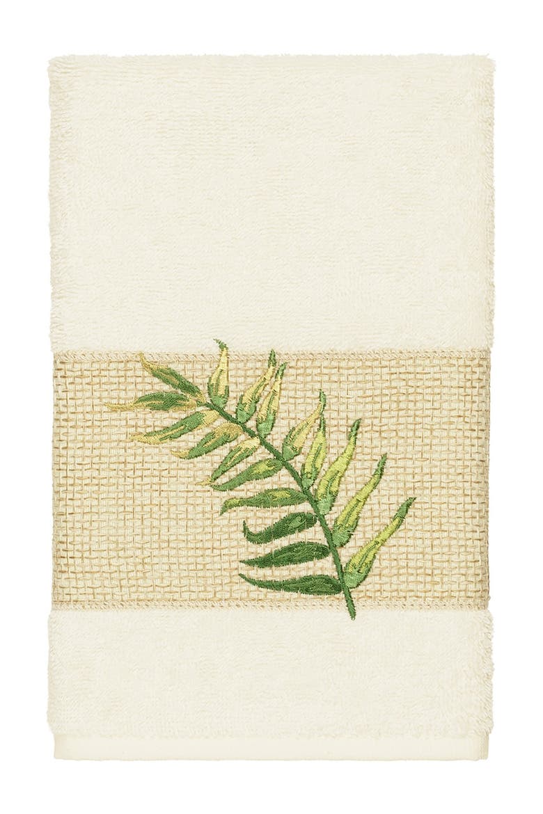 Zoe Embellished Hand Towel - Cream, Main, color, CREAM