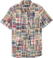 vineyard vines Patchwork Madras Button Down Shirt