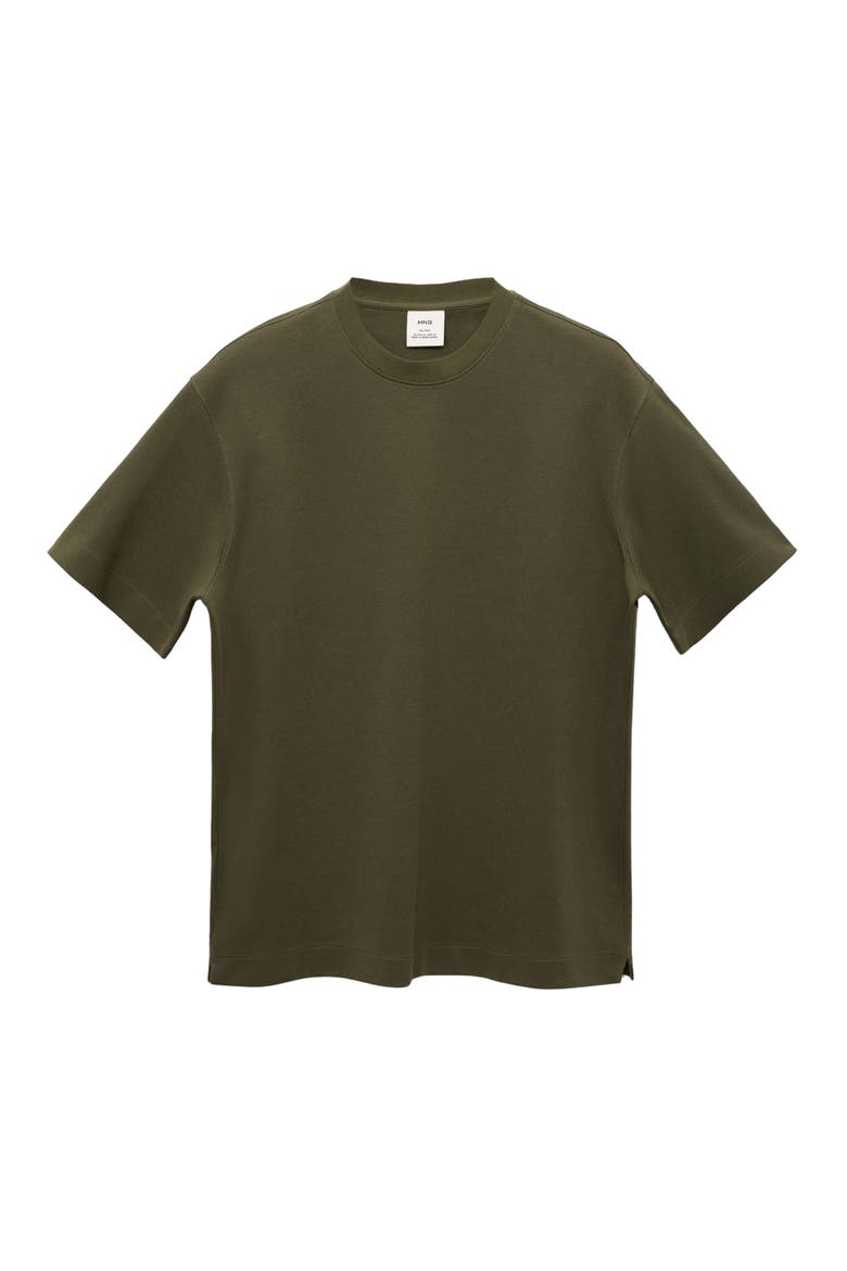 Relaxed Fit Heavyweight Cotton Blend T-Shirt, Alternate, color, KHAKI GREEN