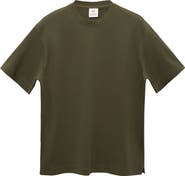 MANGO Relaxed Fit Heavyweight Cotton Blend T-Shirt