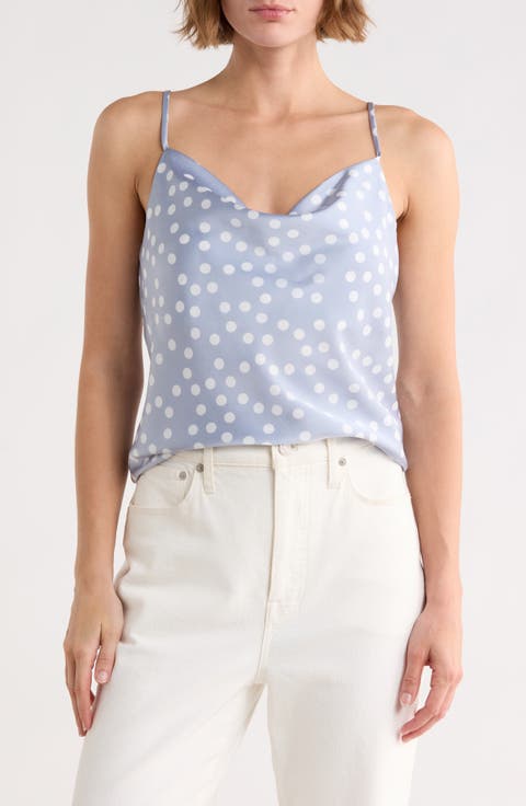 Sleeveless Cowl Neck Tank
