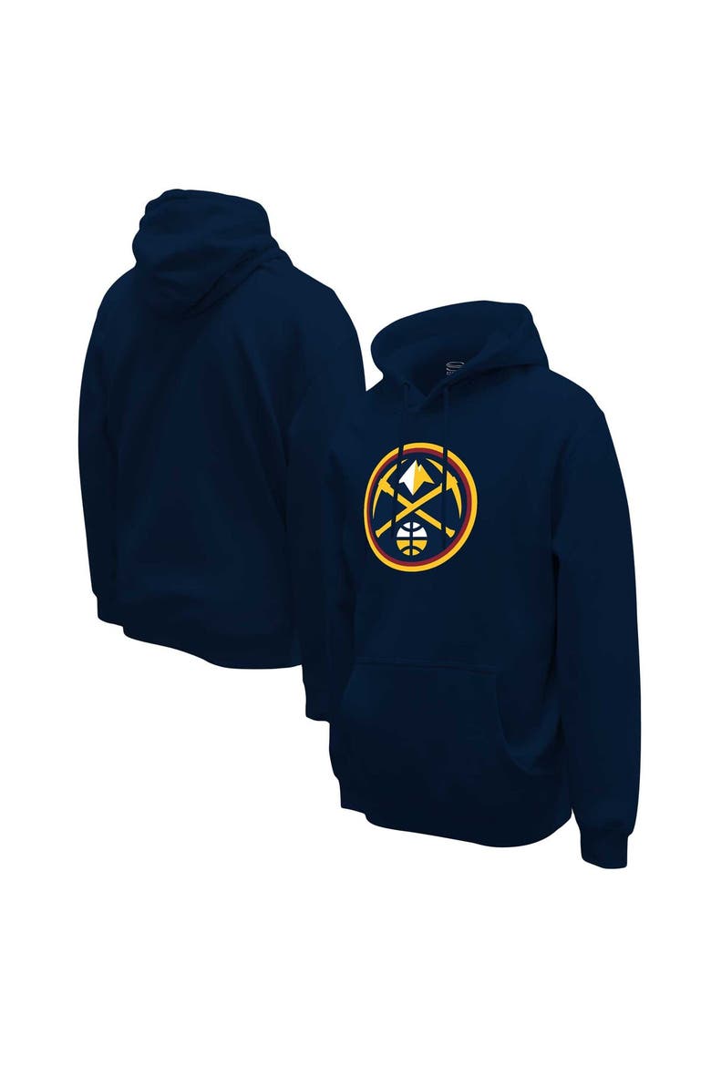 Unisex Stadium Essentials  Navy Denver Nuggets Primary Logo Pullover Hoodie, Main, color, Navy