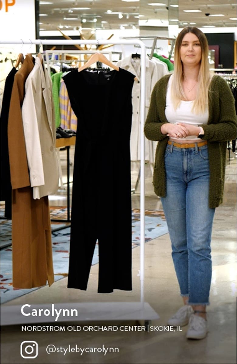 Side Knot Crop Wide Leg Jumpsuit, sales video thumbnail