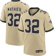 Nike Men's Nike Tyrann Mathieu Gold New Orleans Saints Gameday Golds Alternate Game Player Jersey