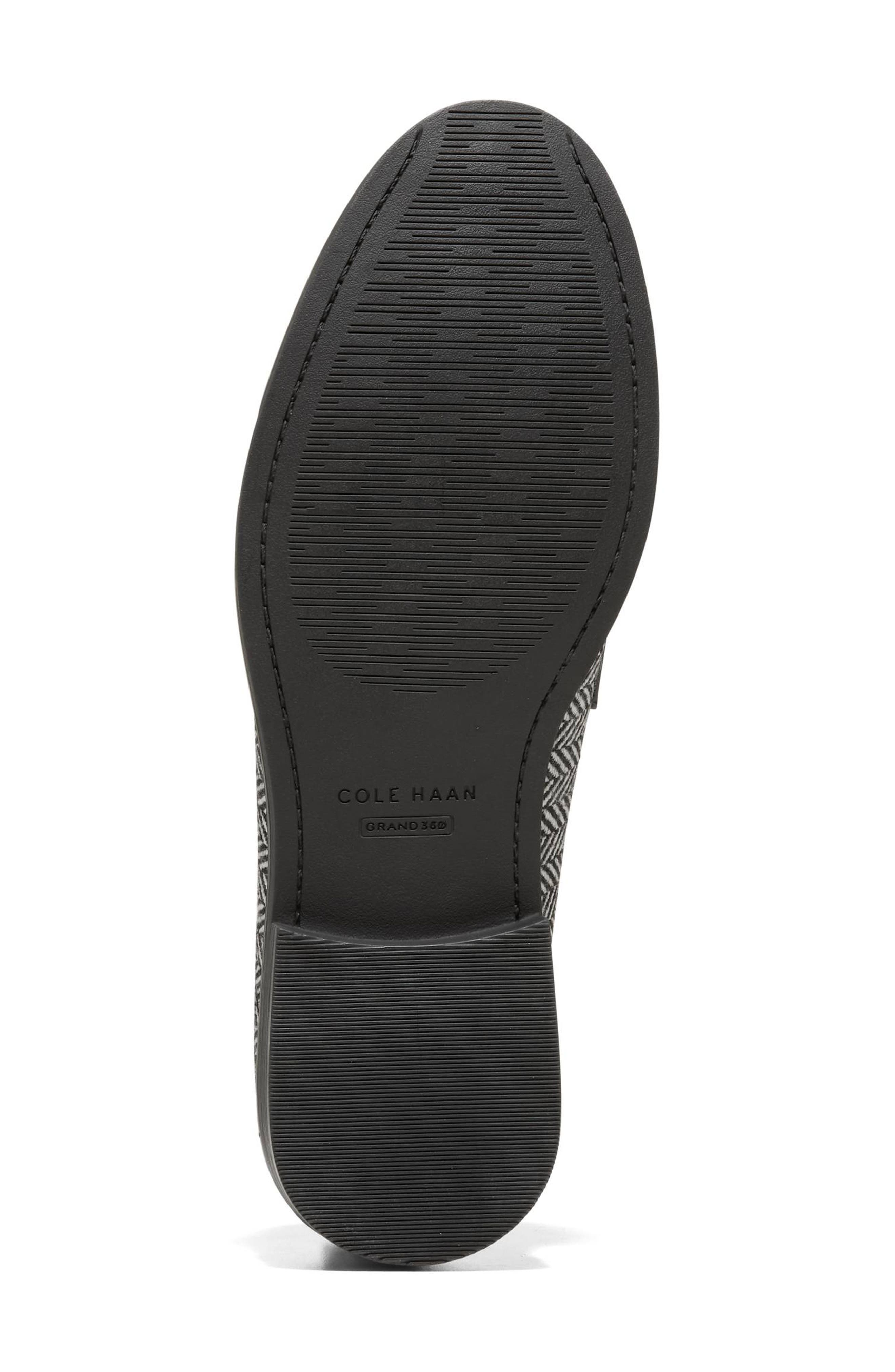 Cole Haan Stassi Penny Loafer, Alternate, color, Herringbone Textile/ Black Ltr