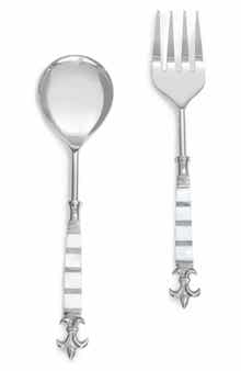Tiramisu Mother-of-Pearl 2-Piece Salad Serving Set