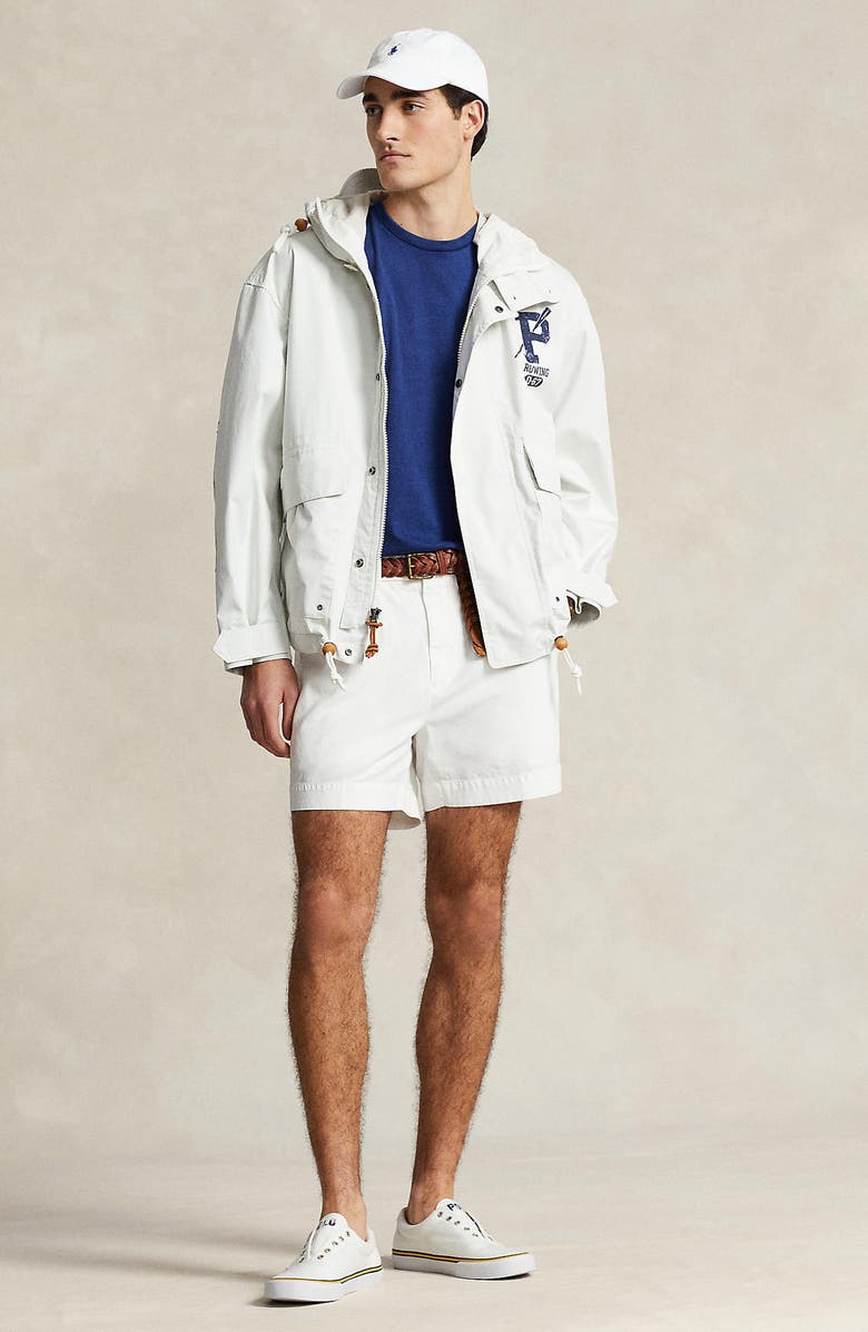 Polo Ralph Lauren Cotton & Linen Pocket T-Shirt, Alternate, color, 