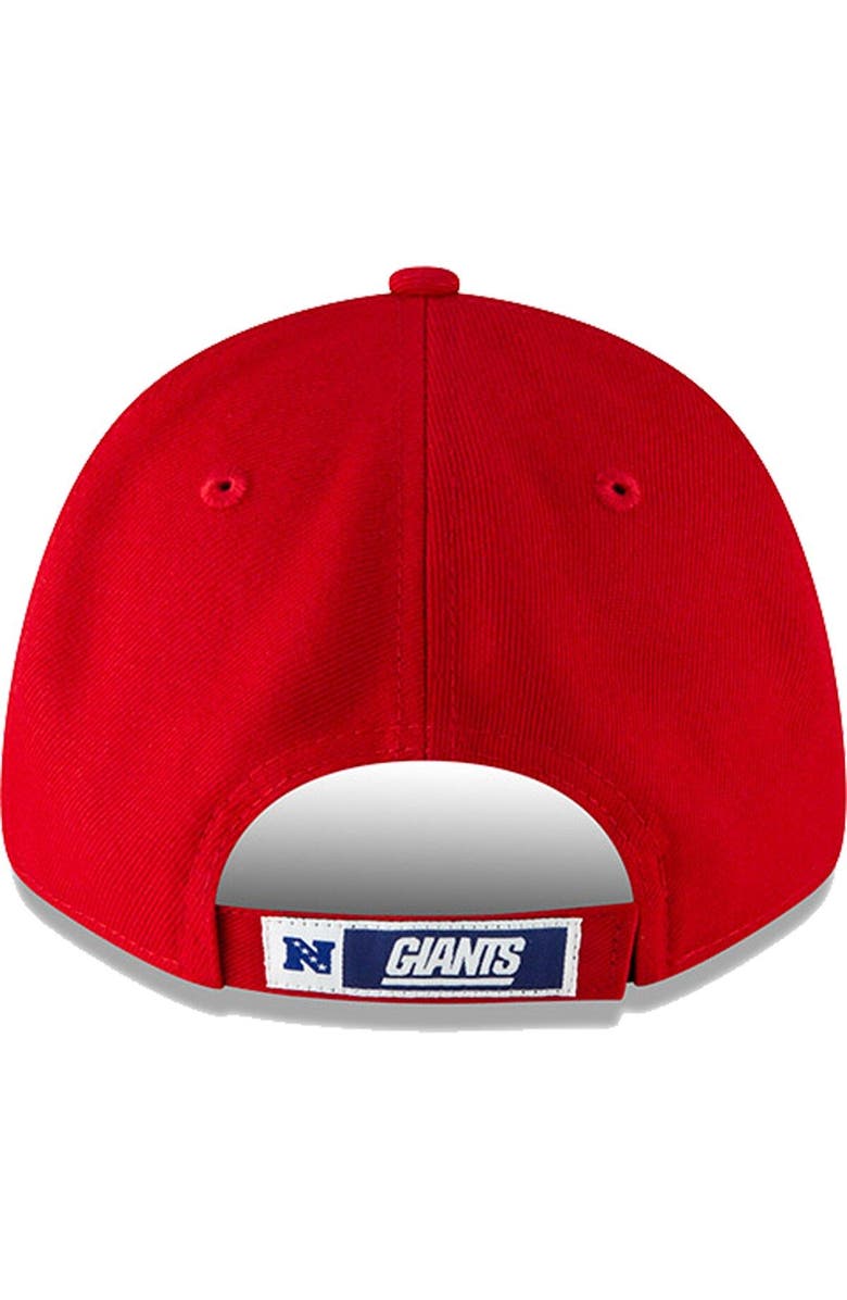 New Era Men's New Era Red New York Giants 9FORTY The League Adjustable Hat, Alternate, color,