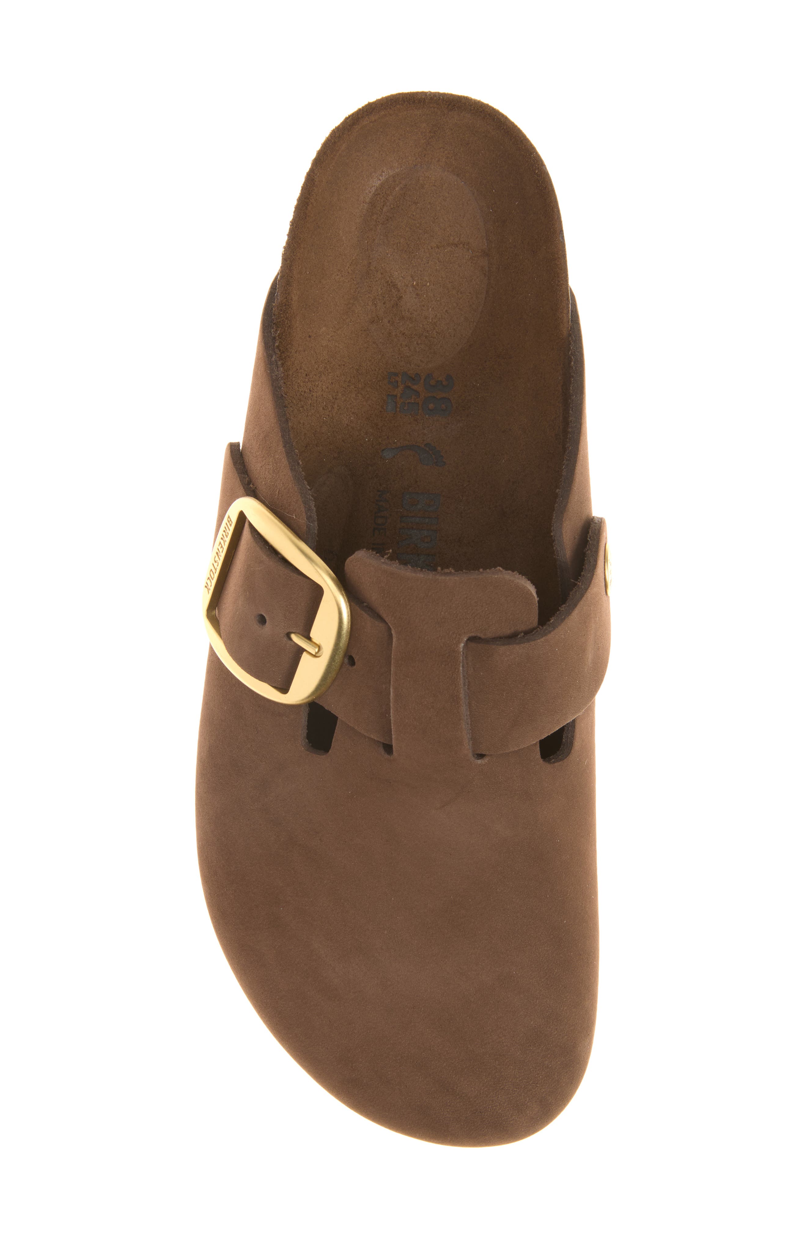 birkenstock boston big buckle tobacco brown oiled leather Crafted for ease Birkenstock Boston Big Buckle Leather