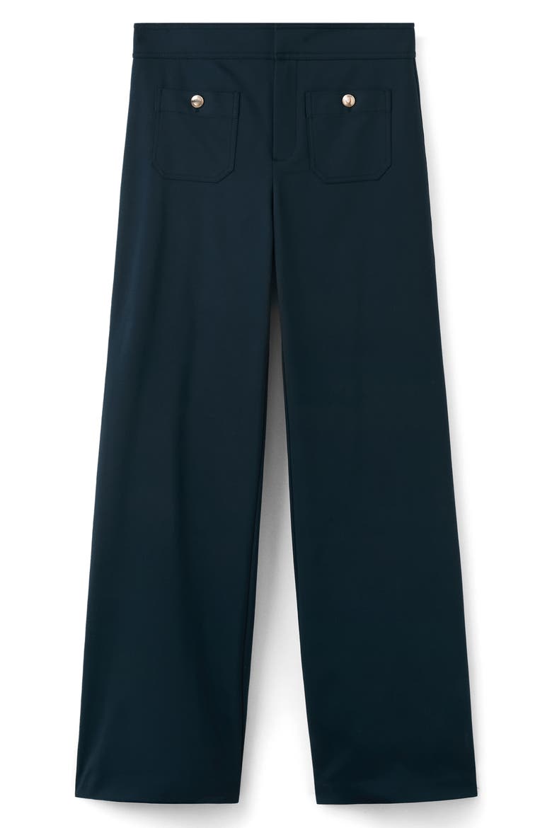 Flare Leg Pants, Alternate, color, NAVY