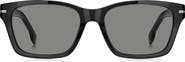 BOSS 56mm Rectangular Sunglasses