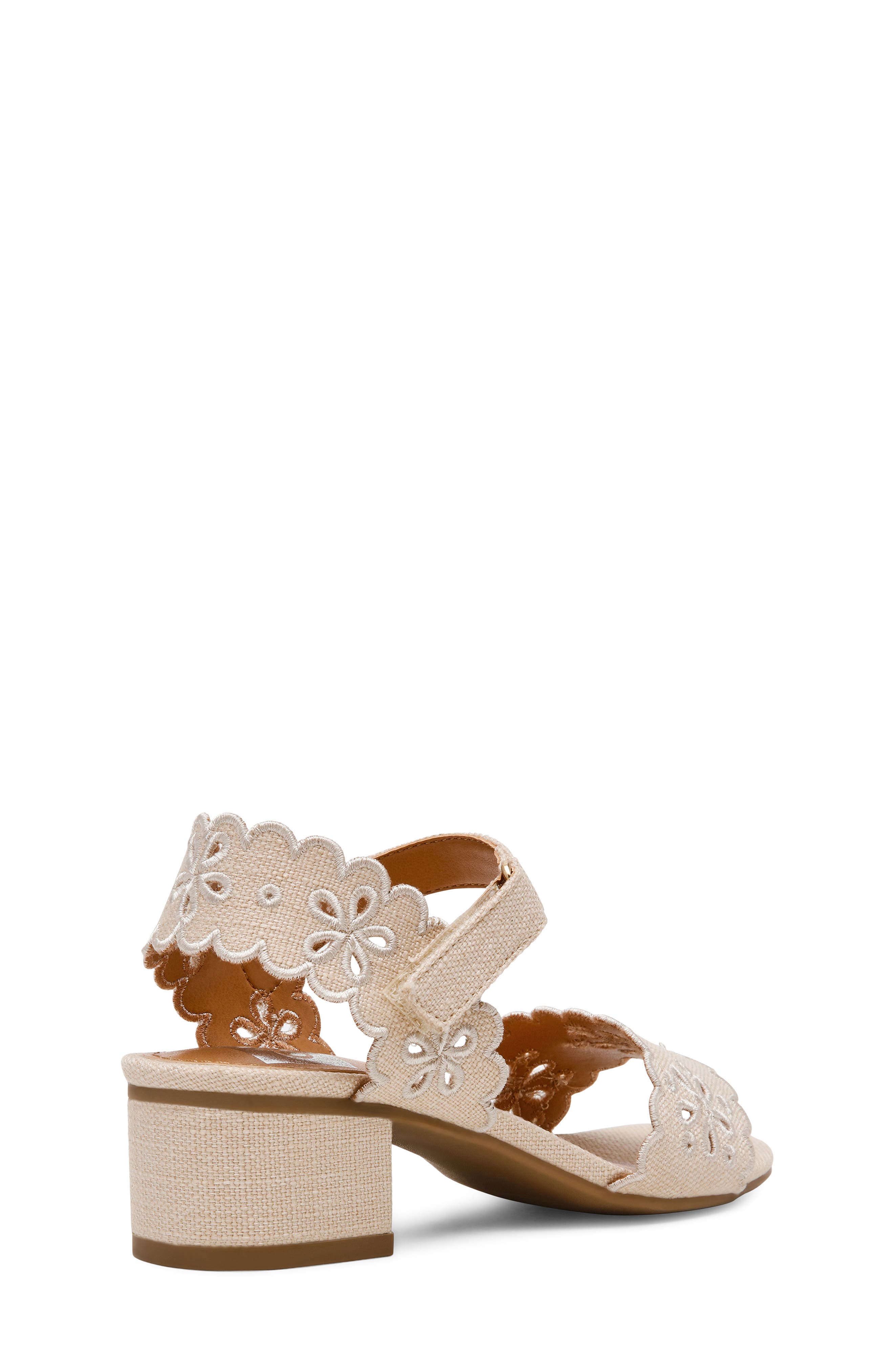 DV by Dolce Vita Kids' Gazzel Linen Sandal, Alternate, color, Natural