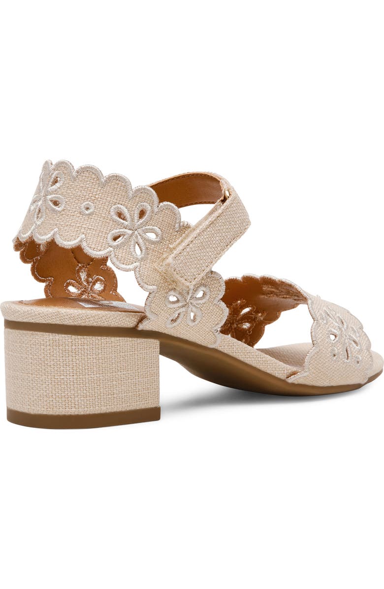 DV by Dolce Vita Kids' Gazzel Linen Sandal, Alternate, color, Natural