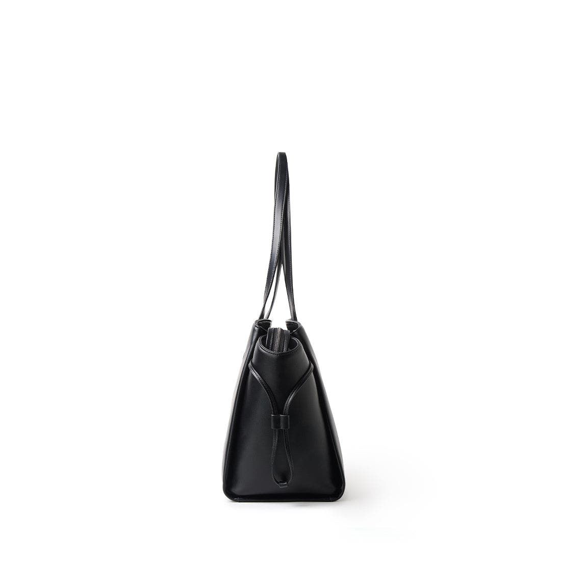 Clothilde - Vegan Suede Tote Bag, Alternate, color, Black