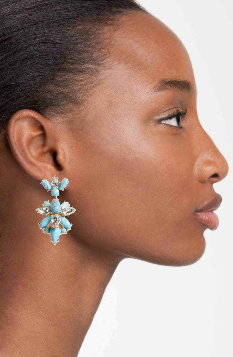 BaubleBar Bellflower Drop Earrings, Alternate, color, 