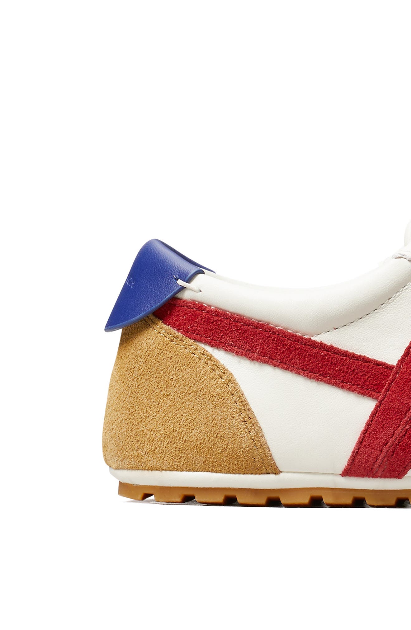 Hank Field Sneaker, Alternate, color, CREAM / TORY RED / GREY