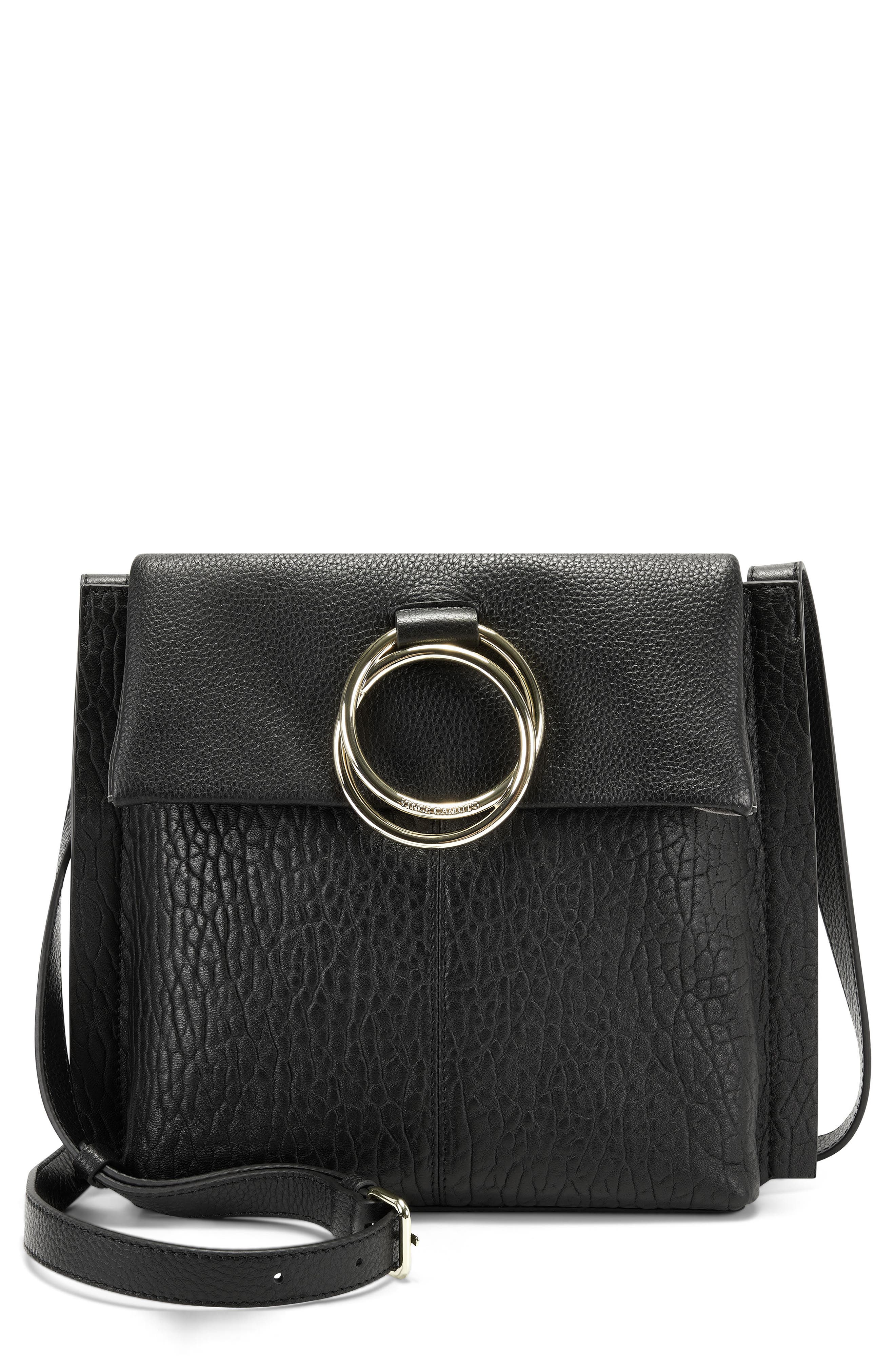Vince Camuto Livy Large Leather Crossbody Bag, Main, color, 