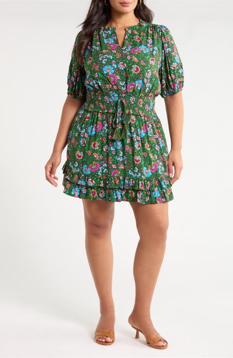 Jurie Smocked Minidress