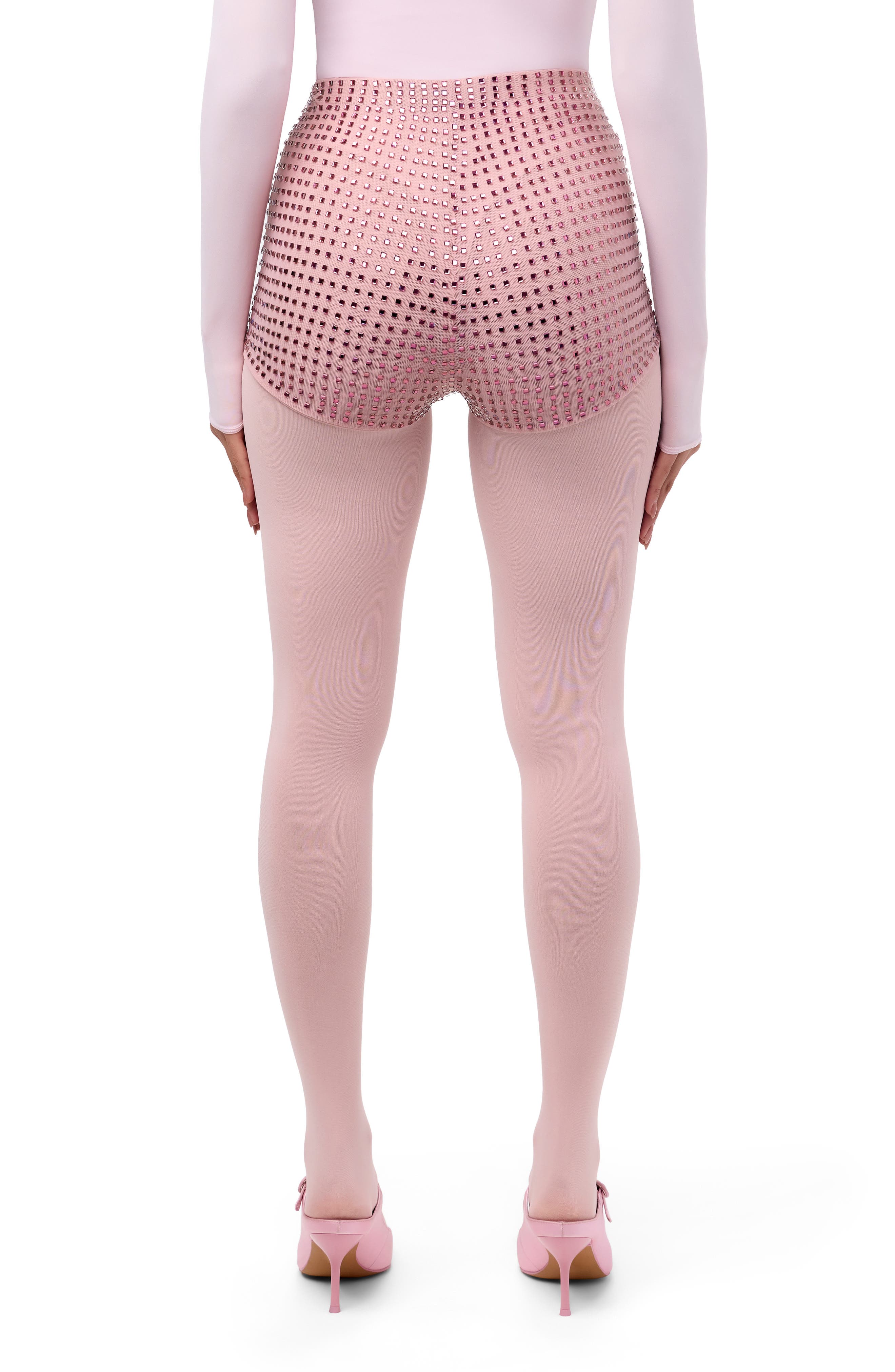 Crystal Studded Shorts - image 2