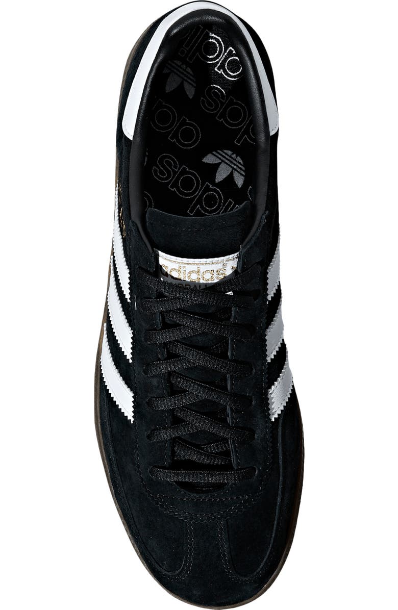 adidas Gender Inclusive Handball Spezial Sneaker, Alternate, color, Black/White/Gum