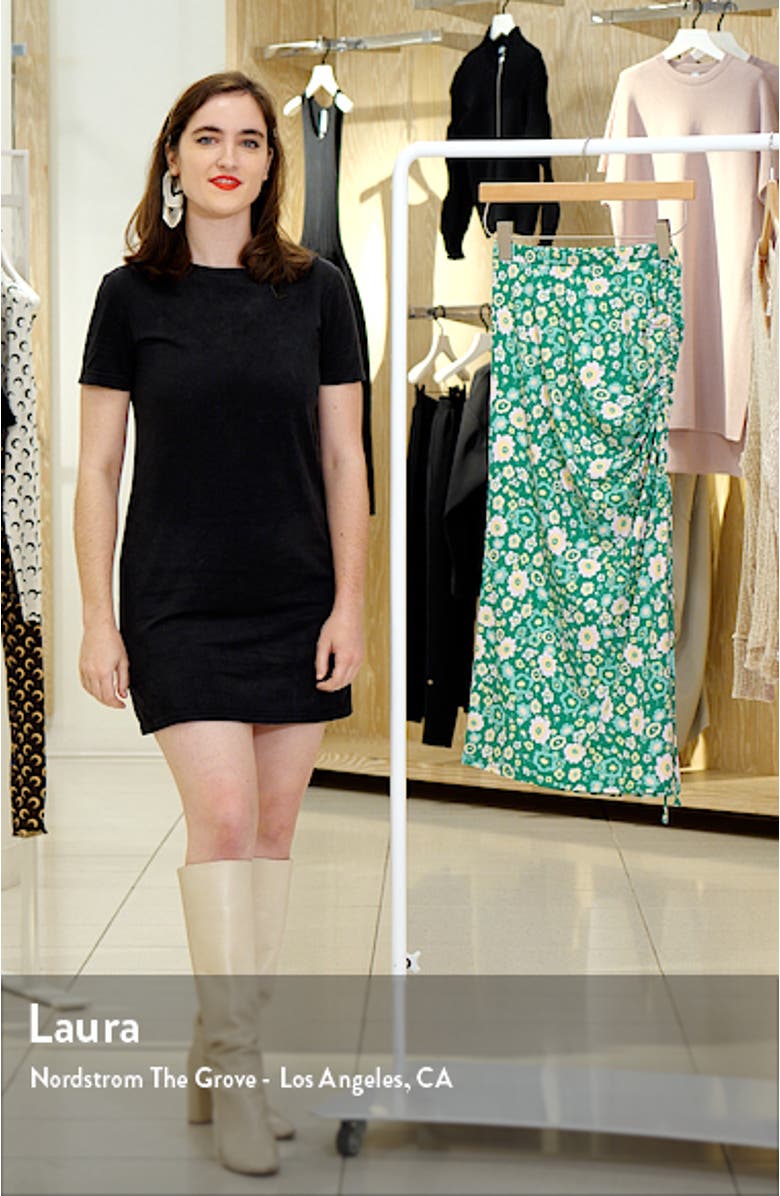 Main Squeeze Ruched Midi Skirt, sales video thumbnail