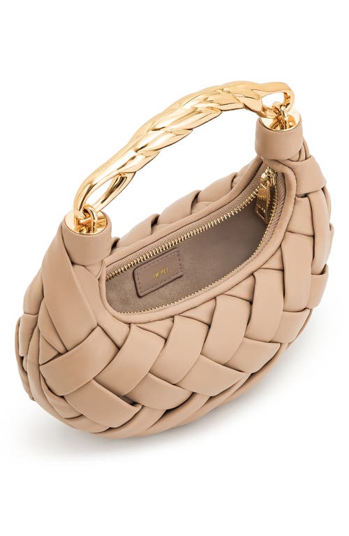 Jw Pei Orla Woven Faux Leather Clutch In Brown