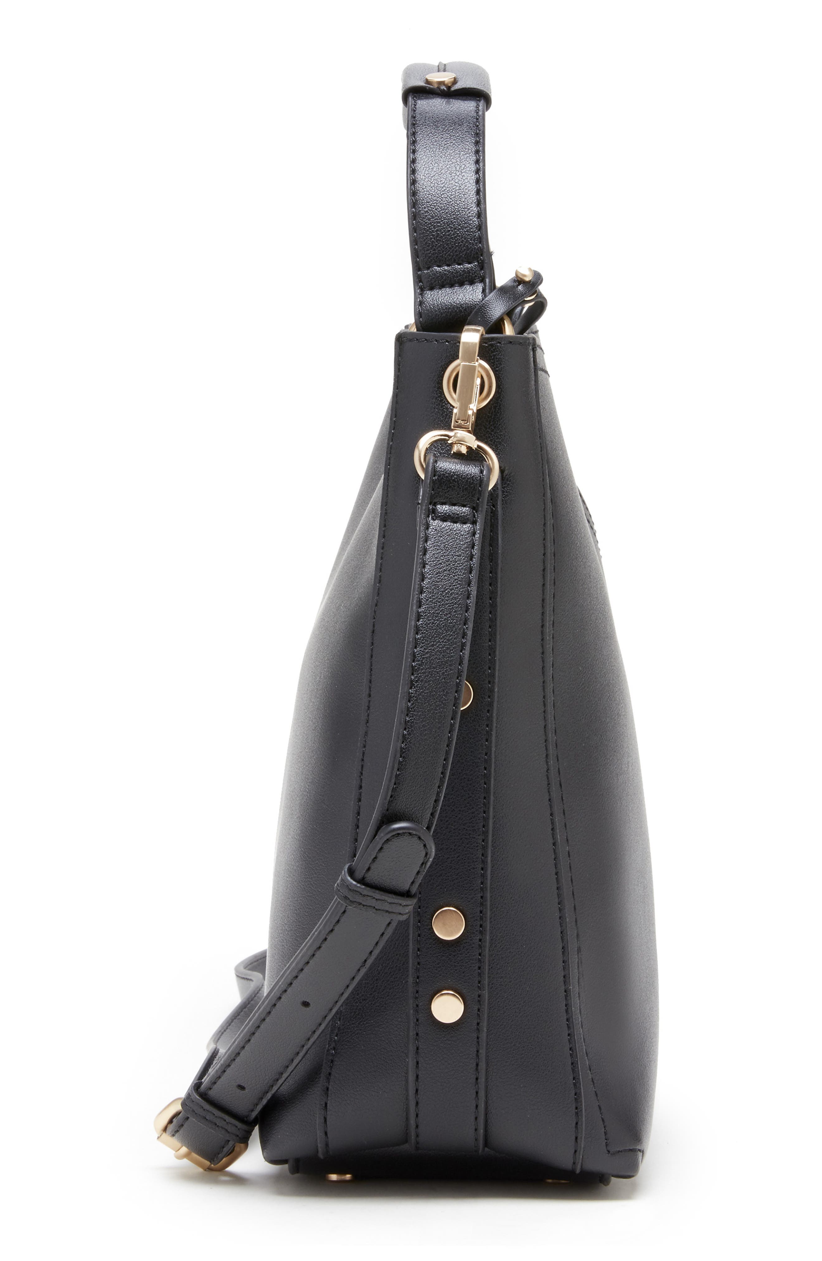 Sole Society Hingi Faux Leather Shoulder Bag, Alternate, color, 