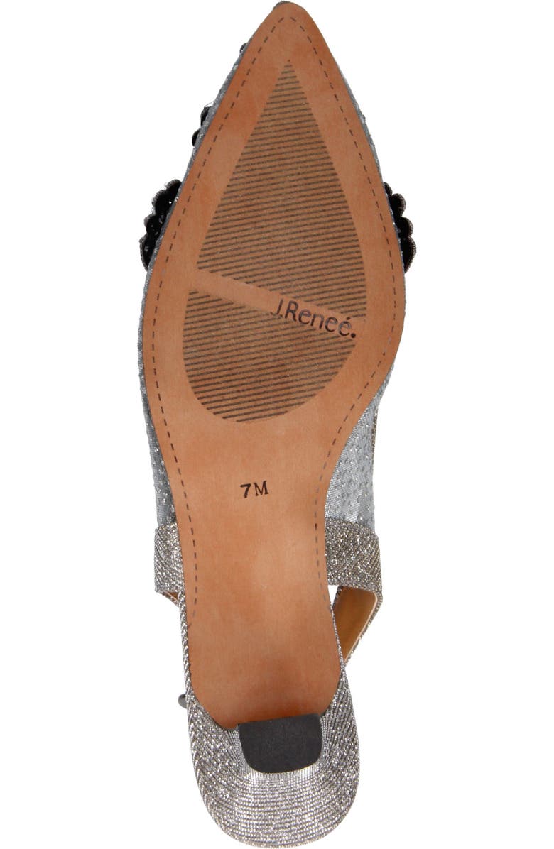 J. Reneé Strovanni Slingback Pump, Alternate, color, Pewter