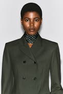COS Geometric-Print Mulberry Silk Scarf