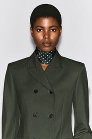 COS Geometric-Print Mulberry Silk Scarf