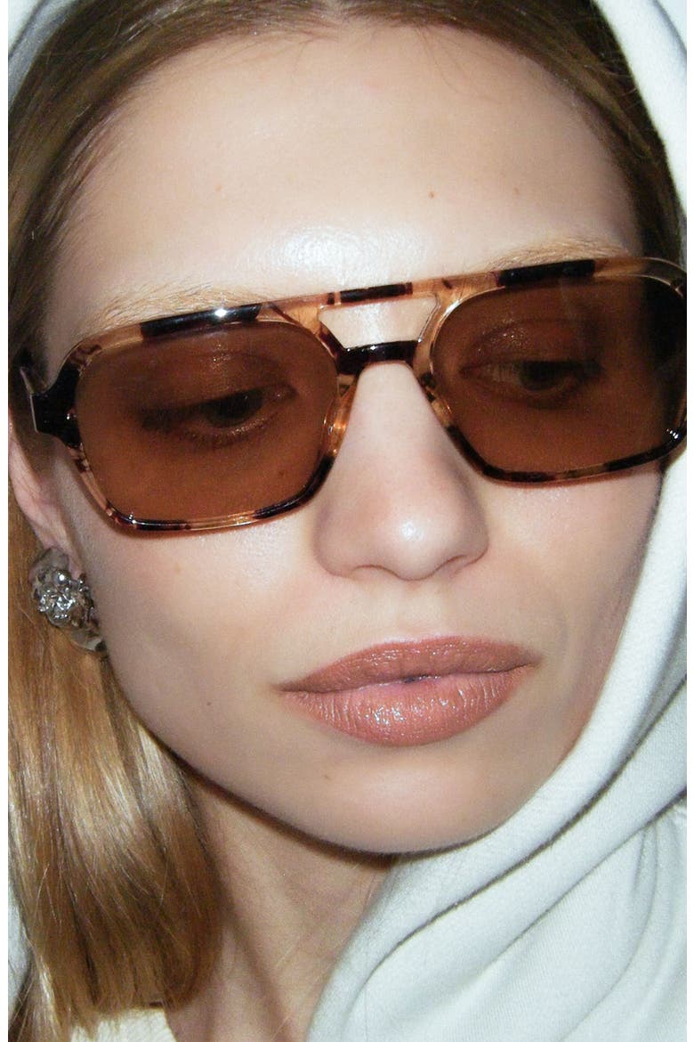 Tomorrowland Sunglasses, Alternate, color, Honey Turtle