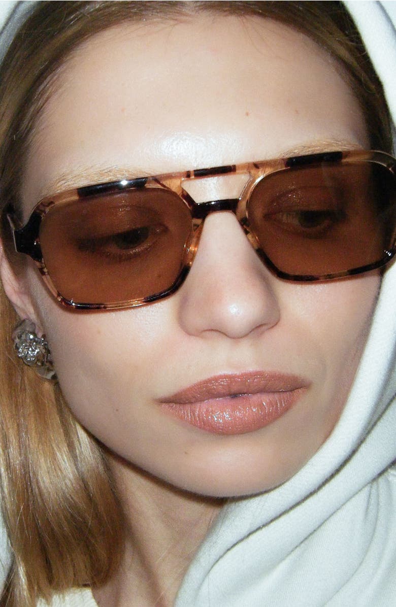 Reality Eyewear Tomorrowland Sunglasses, Alternate, color, Honey Turtle