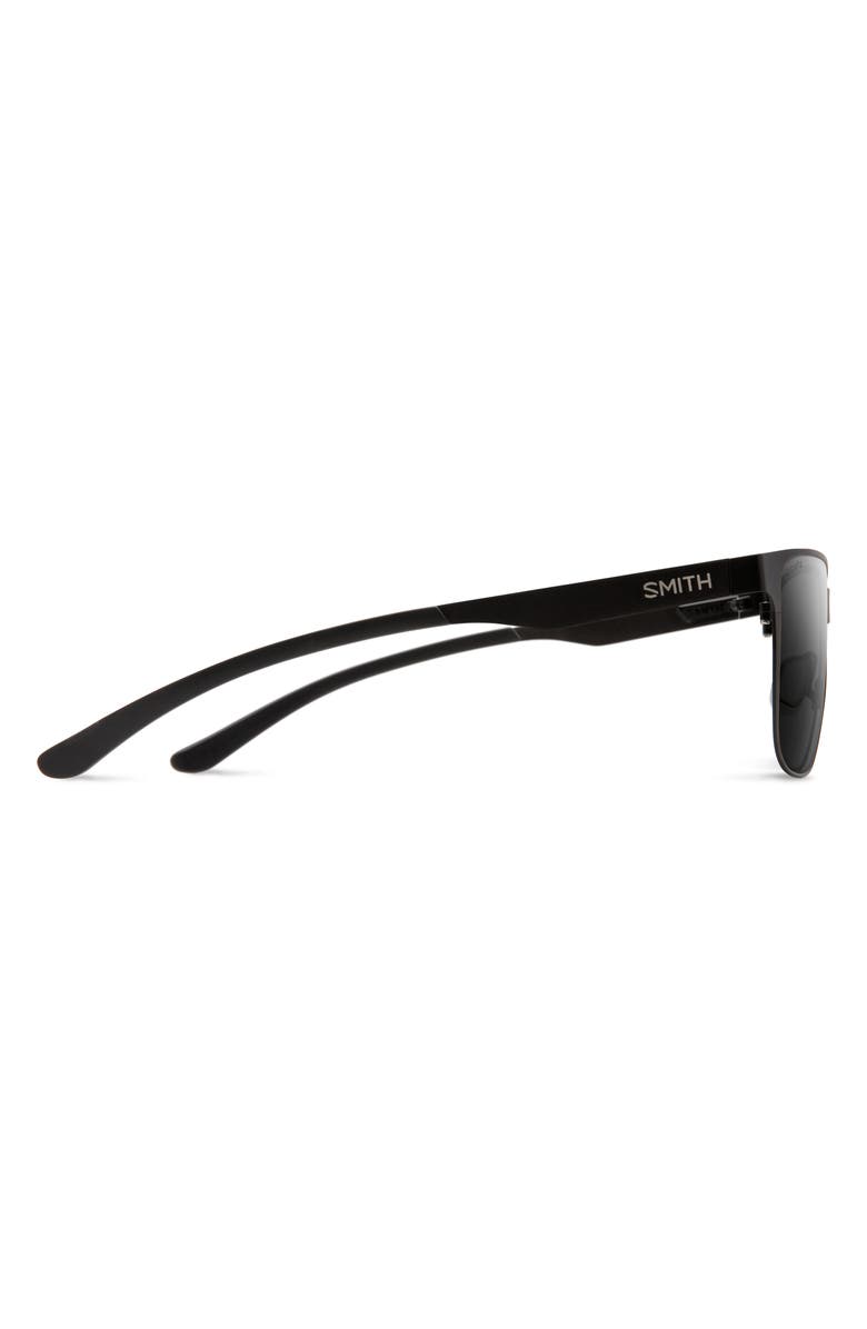 Smith Lowdown 54mm ChromaPop<sup>™</sup> Polarized Square Sunglasses, Alternate, color, Matte Black / Black