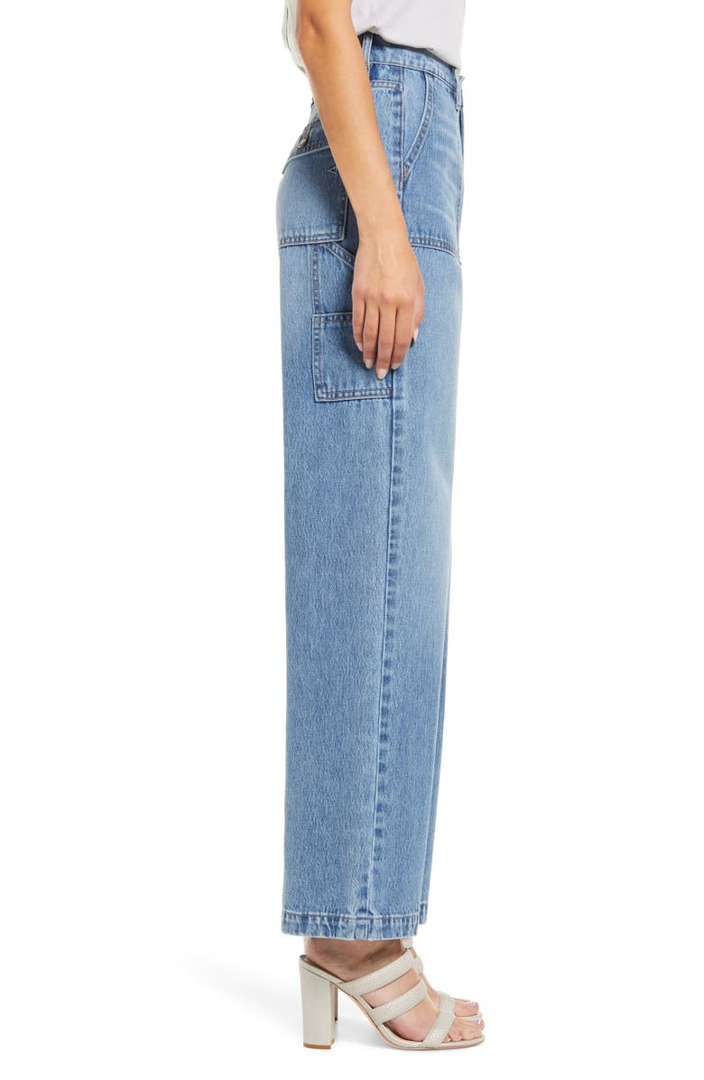 HIDDEN JEANS High Waist Carpenter Jeans, Alternate, color, 
