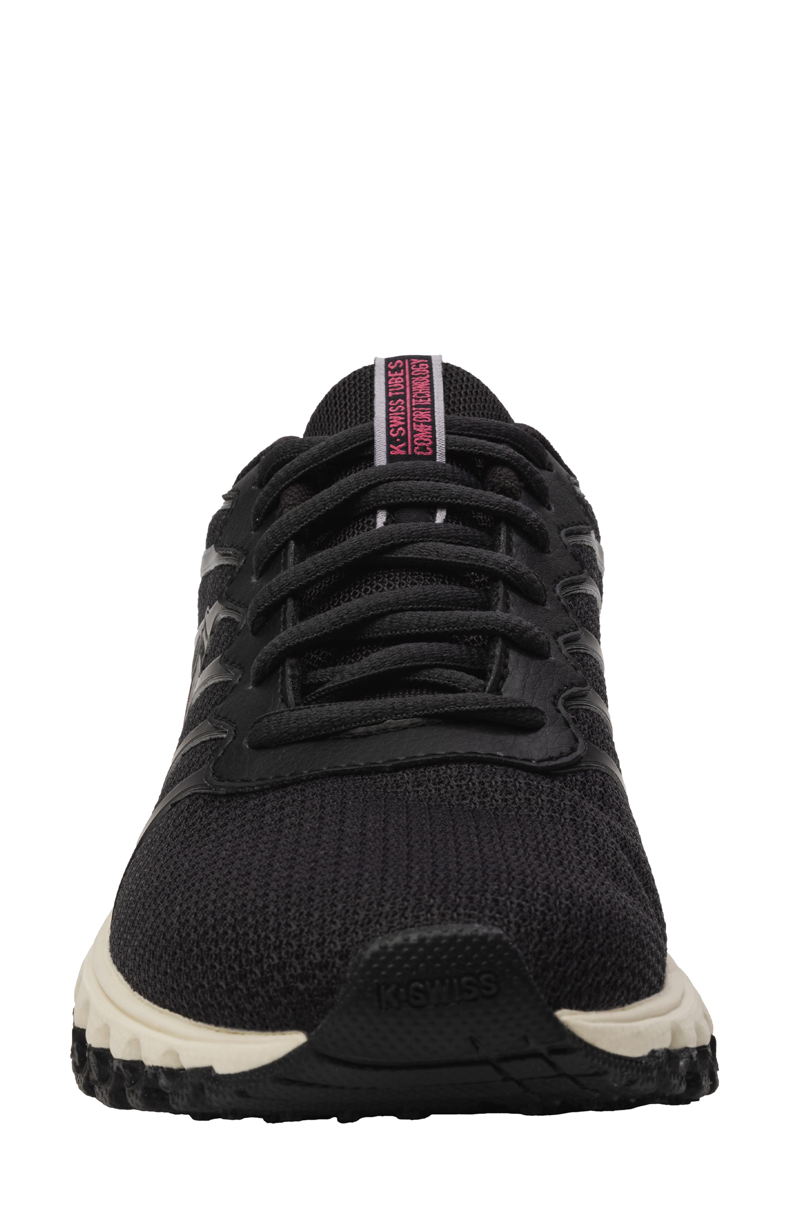 K-Swiss Tubes Scorch Athletic Sneaker, Alternate, color, Black/ Raspberry/ Egret