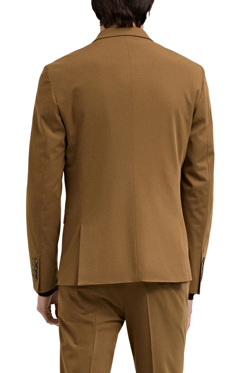 MANGO Superslim Fit Stretch Sport Coat, Alternate, color, Ochre