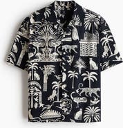 H&M Relaxed Fit Printed Resort Shirt
