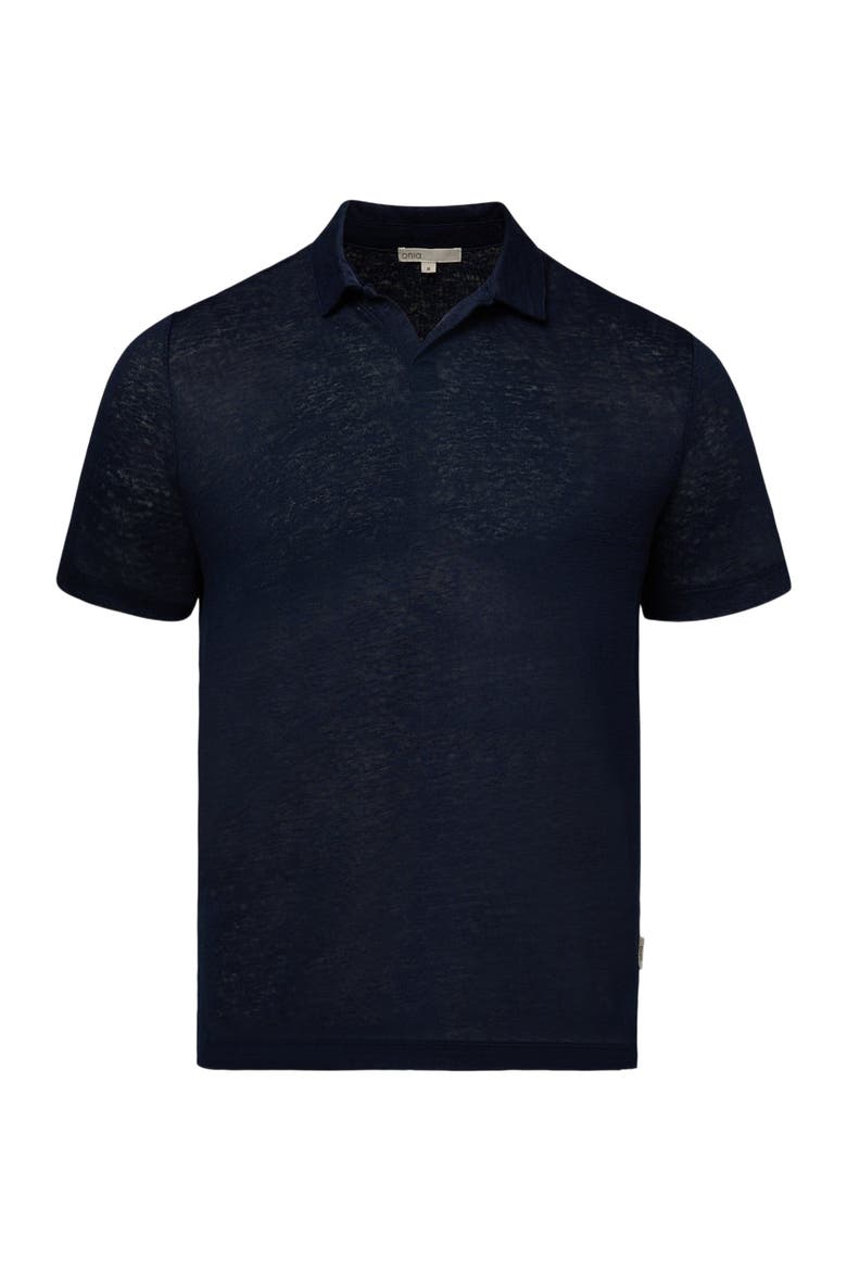 Shaun Linen Polo, Alternate, color, DEEP NAVY