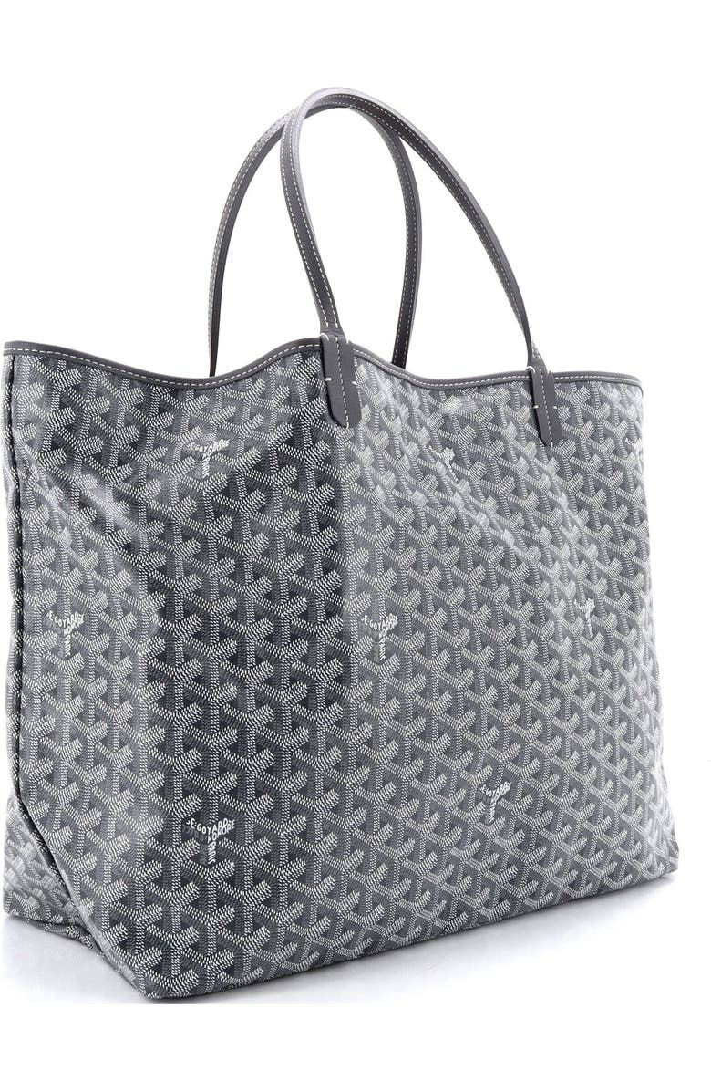 Pre-Owned Goyard Saint Louis Tote Coated Canvas GM, Alternate, color, Gray