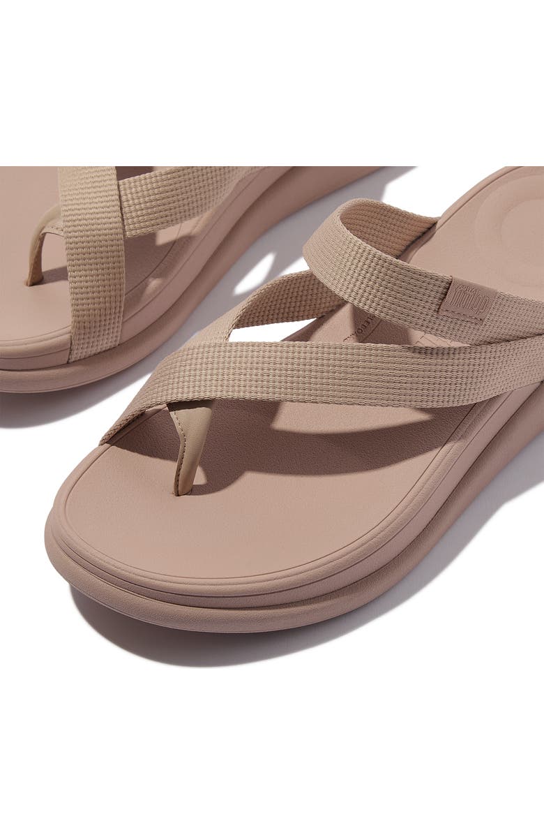 FitFlop Mode Go Webbed Flatform Sandal, Alternate, color, Paris Beige