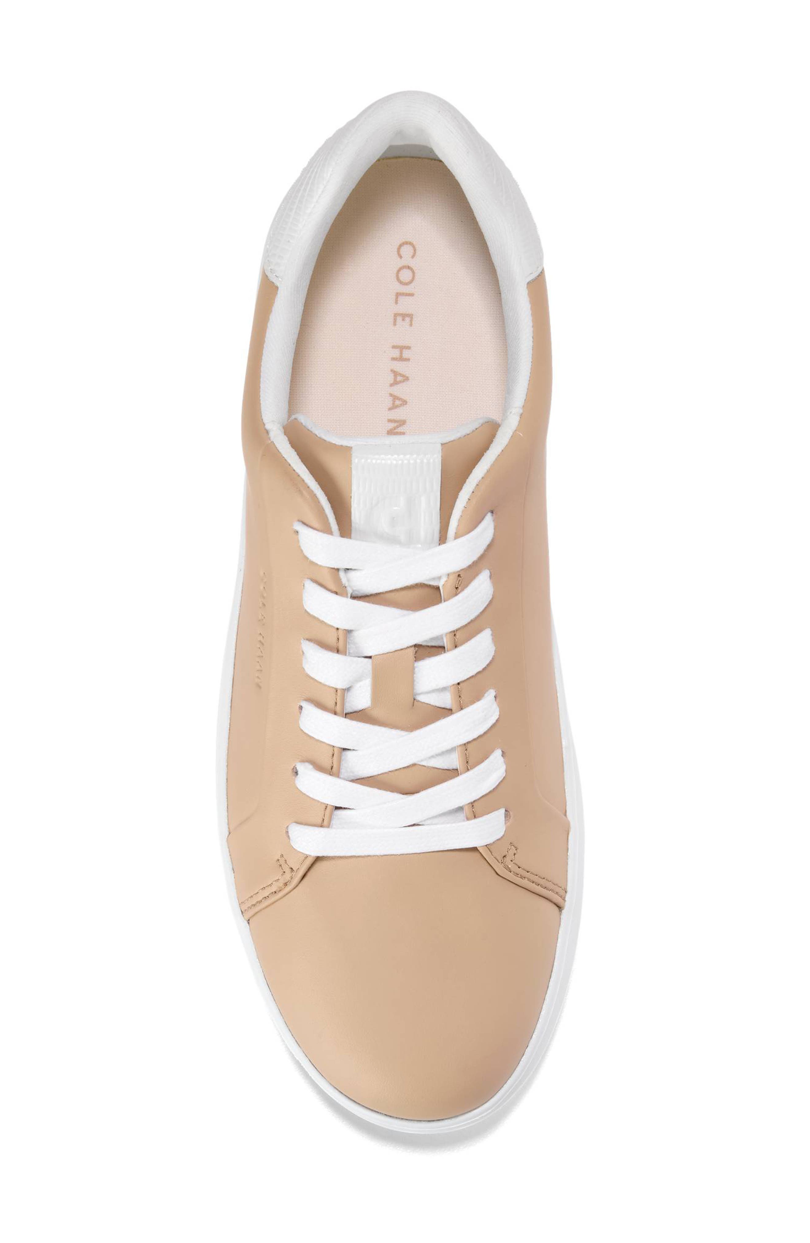 Cole Haan Joy Grand Crosscourt Platform Sneaker, Alternate, color, Soft Buff/ White Lizard Print