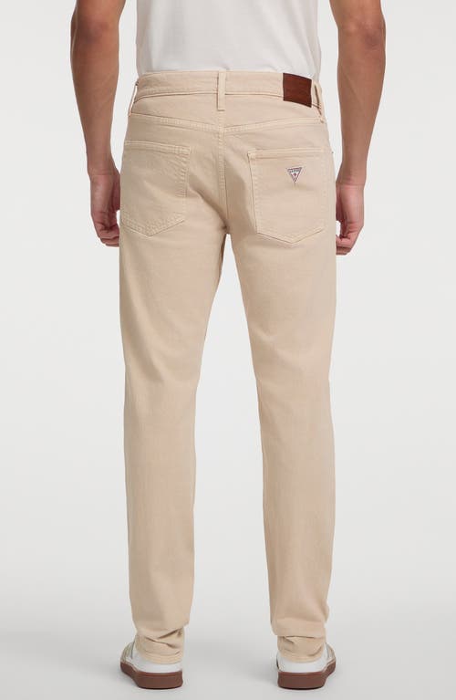 Guess Jeans G16 Relaxed Straight Leg Jeans In Beige