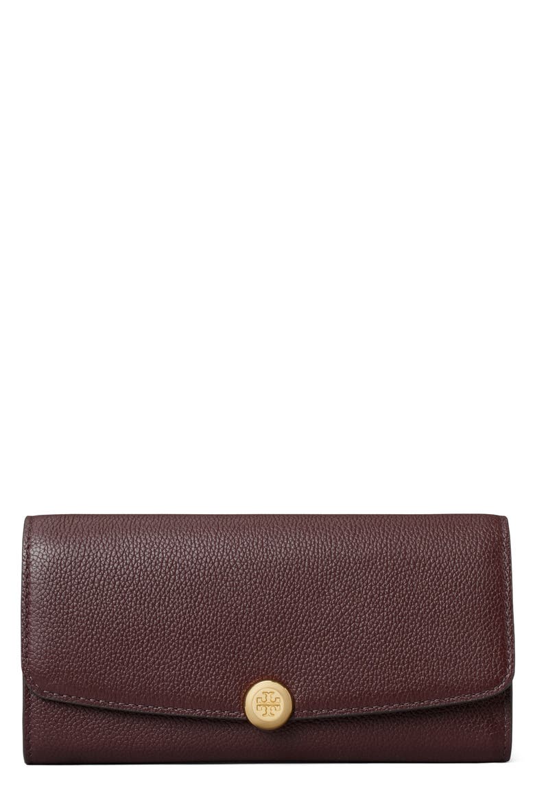 Romy Continental Flap Wallet, Main, color, DARK CARMINE