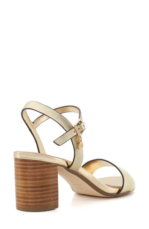 Dune London Jelly Sandal In Gold