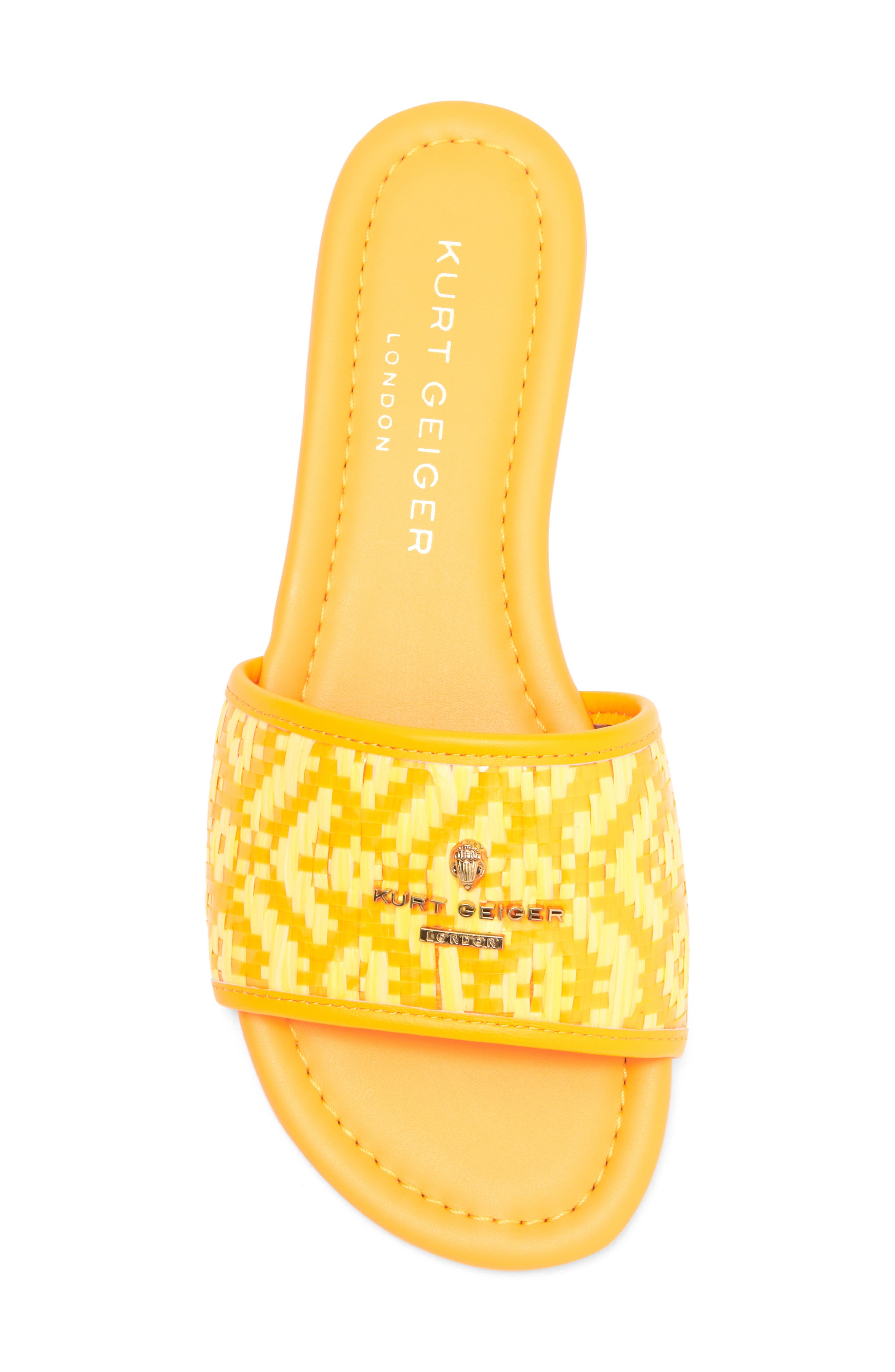 Kurt Geiger London Greenwich Slide Sandal, Alternate, color, Orange
