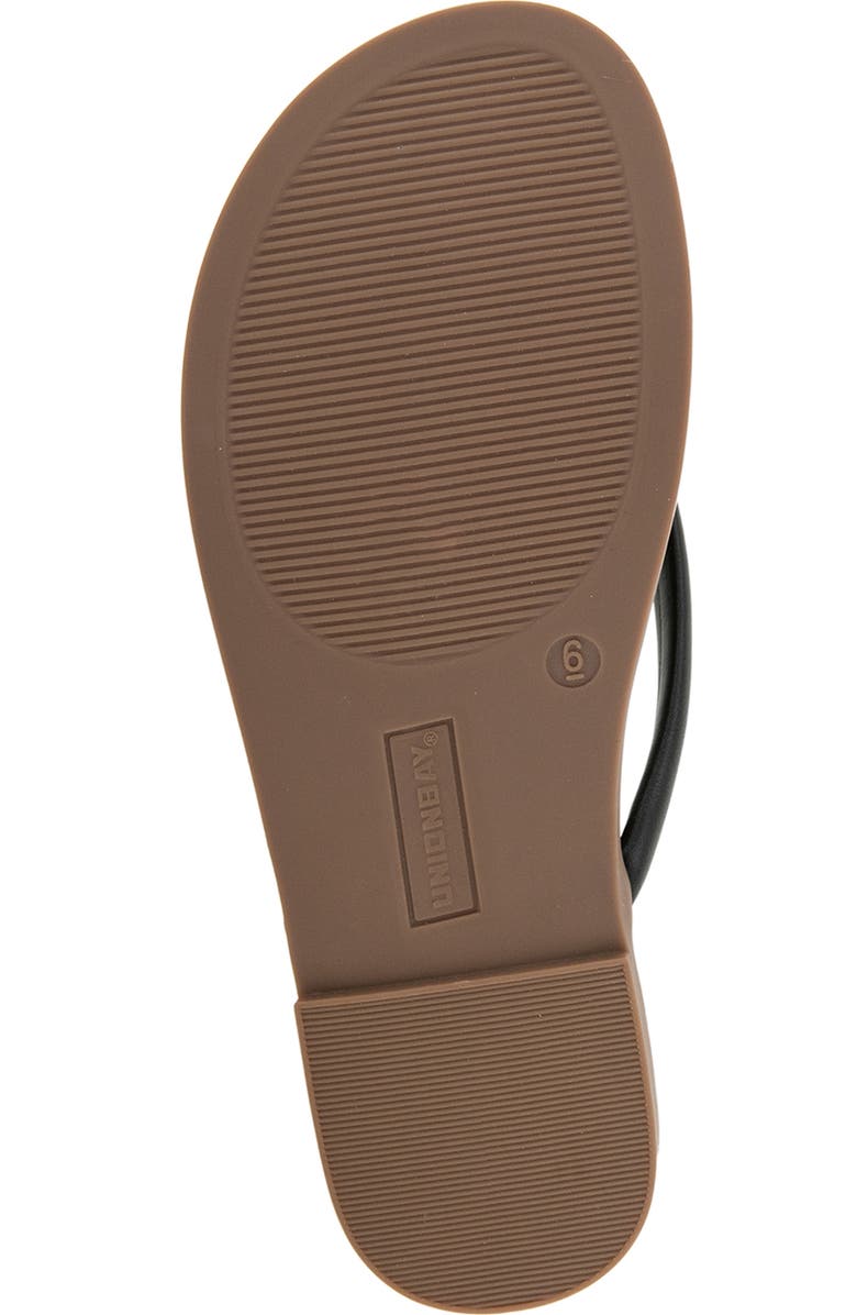 UNIONBAY Rochel Flip Flop Sandal, Alternate, color, Black